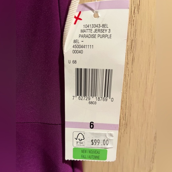 EVAN PICONE PURPLE DRESS - Picture 2 of 3